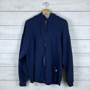 Vintage Russell Athletic Full Zip Hoodie Large
